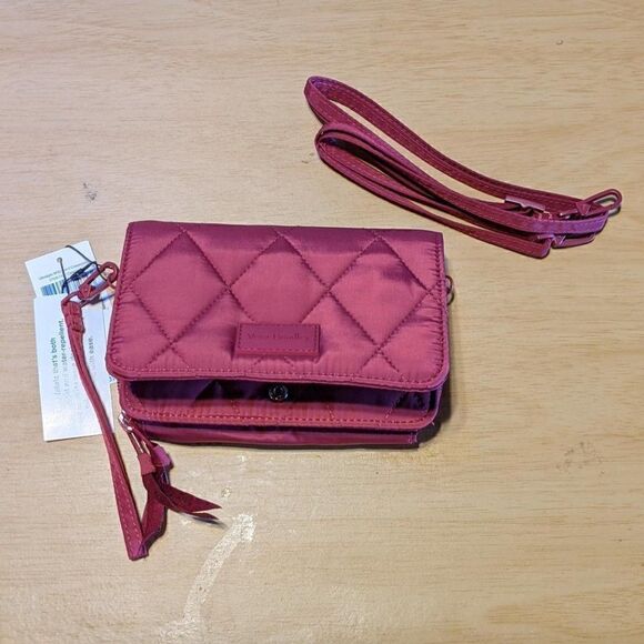 🆕Vera Bradley 3-in-1 Ultralight Water-repellent RFID Crossbody -CABERNET - Picture 1 of 6